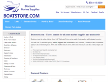 Tablet Screenshot of boatstore.com